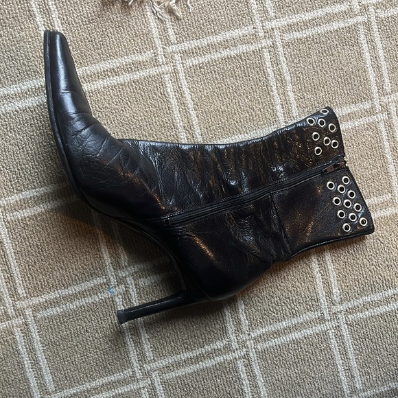 Bebe Black Boot with Rivets - Picture 5 of 7